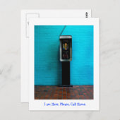 Calling Zuhause Postkarte (Vorne/Hinten)