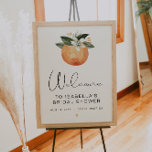 CALLIOPE Citrus Orange Clementine Brautparty Poster<br><div class="desc">Dieses Brautparty-Begrüßungsschild verfügt über eine mandarine Aquarellorange mit niedlichen Aquarellblumen und einem lustigen Script-Schriftart. Dieses Begrüßungszeichen eignet sich perfekt für Ihr Brautparty mit Zitrusfrüchten oder für alle anderen inspirierten Veranstaltungen mit tropischen Früchten.</div>