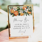 CALLIOPE Citrus Orange Clementine Mimosa Bar Poster
