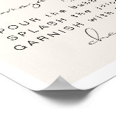 CALLIOPE Citrus Orange Clementine MOMosa Bar Poste Poster (Ecke)