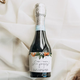 CALLIOPE Clementine Orange Pop es, wenn sie Pop Schaumweinetikett