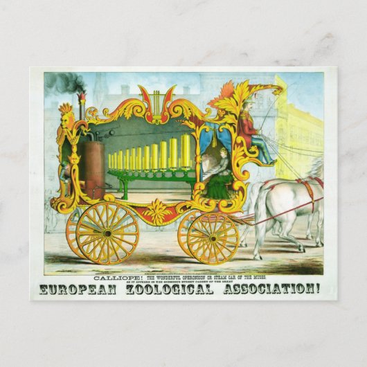 Calliope - Das wunderbare Opernsymbol Postkarte (Vorderseite)
