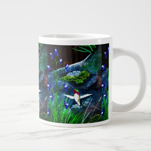 Calliope Hummingbird Coffee Cup Jumbo-Tasse (Rechts)