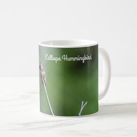 Calliope Hummingbird Kaffeetasse (VorderseiteRechts)