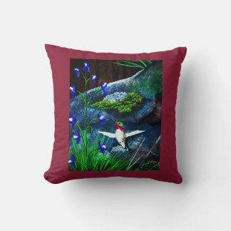 Calliope Hummingbird Pillow Kissen