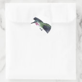 Calliope Hummingbird Runder Aufkleber (Tasche)
