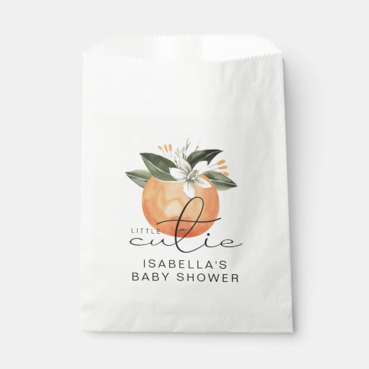 CALLIOPE Kleine Süsse Clementine Babydusche Geschenktütchen (Vorderseite)
