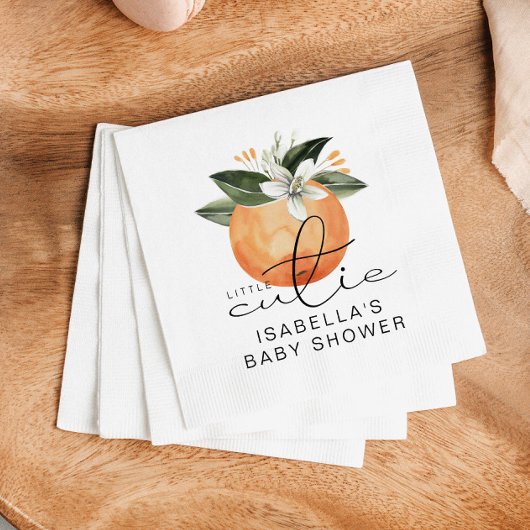 CALLIOPE Kleine Süsse Clementine Babydusche Serviette