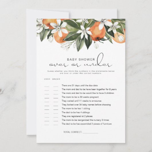 CALLIOPE Kleine Süsse über oder unter der Kindersp Einladung (Vorderseite)