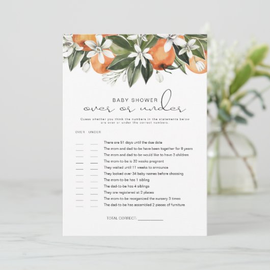 CALLIOPE Kleine Süsse über oder unter der Kindersp Einladung (Stehend Vorderseite)