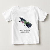 Calliope-Kolibri mit Namen Baby T-shirt (Vorderseite)