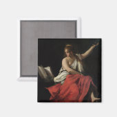 Calliope, Muse epischer Poesie Magnet (Vorderseite/Rückseite)