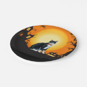 Calliopes Halloween Pappteller (Schrägansicht)