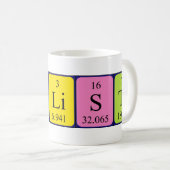 Callista Periodenname Tasse (VorderseiteRechts)