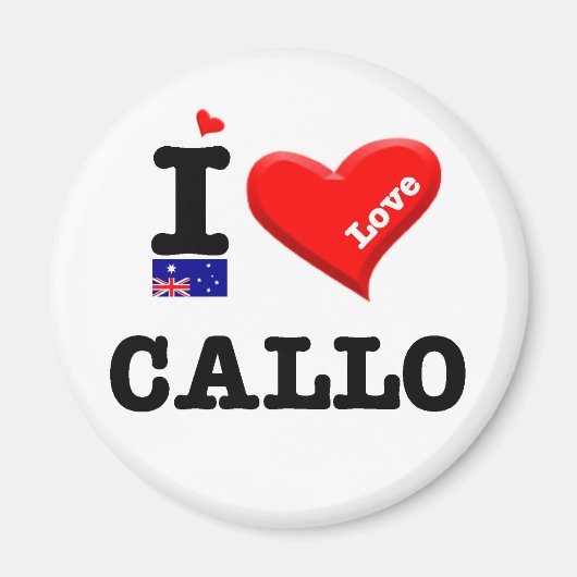 CALLO - I-Liebe Magnet (Vorne)