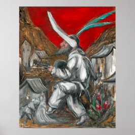 Callot Fritellino Öl auf Gesso von Toby Mikle Poster