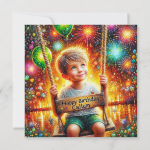 ~ CALLUM ~ Happy Birthday ~ Tree Swing~