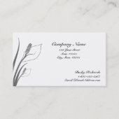 Cally Lilies Business Cards Visitenkarte (Vorderseite)