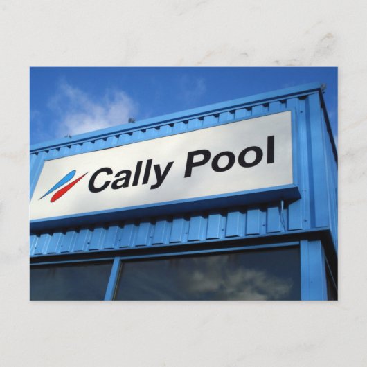 Cally Pool Postkarte (Vorderseite)