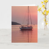 Calm Abend Card Karte (Gelbe Blume)