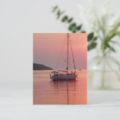 Calm Abend Postkarte (Stehend Vorderseite)