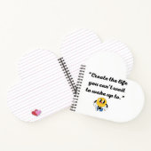 Calm Abstrakt Spiral Notebook Notizblock (Innenseite)