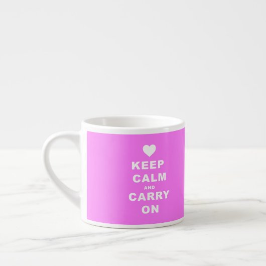 CALM AN CARRON AUF Pink behalten Espressotasse (Links)