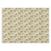  Calm and Natural: Blue Flower Seamless Pattern Tischdecke (Vorderseite (Horizontal))