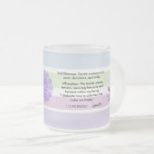 Calm Anti-Stress Relaxing Quotes Serenity Mattglastasse (VorderseiteRechts)