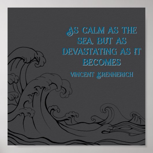 Calm as the Sea Poster (Vorne)