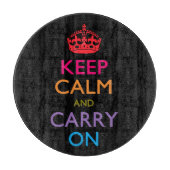 CALM AUFHALTEN UND BEFÖRDERN SCHNEIDEBRETT (Vorderseite)