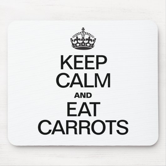 CALM behalt UND ESSENDE PFLANZEN Mousepad (Vorne)