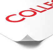 Calm behalten und auf Anwendungen für Unis konzent Poster (Ecke)