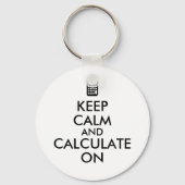 Calm behalten und auf dem Rechner individuell bere Schlüsselanhänger (Vorderseite)