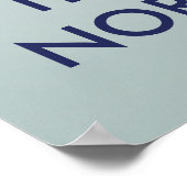 CALM behalten und auf Normalitätsstatistiken getes Poster (Ecke)