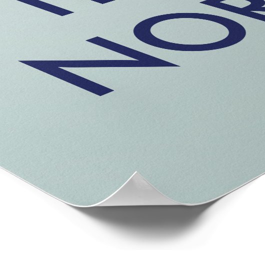 CALM behalten und auf Normalitätsstatistiken getes Poster (Ecke)