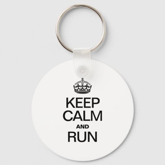 CALM behalten UND ausgeführt Schlüsselanhänger (Vorderseite)