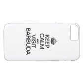 CALM behalten UND BARBUDA BESUCHEN Case-Mate iPhone Hülle (Rückseite (Horizontal))