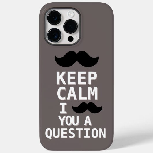 CALM behalten UND Cupcakes essen Case-Mate iPhone Hülle (Rückseite)