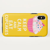 CALM behalten UND Cupcakes essen Case-Mate iPhone Hülle (Rückseite (Horizontal))