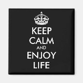 CALM behalten UND DAS LEBEN GENIESSEN - Hintergrun Magnet (Vorne)