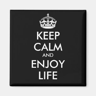 CALM behalten UND DAS LEBEN GENIESSEN - Hintergrun Magnet