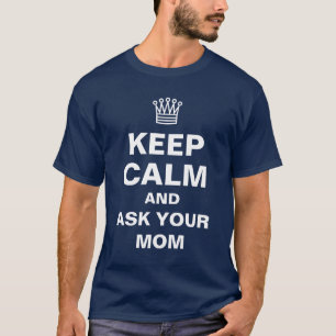 CALM behalten und eigene Zeichen- und Textdateien T-Shirt