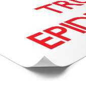 Calm behalten und einem Epidemiologen vertrauen Poster (Ecke)