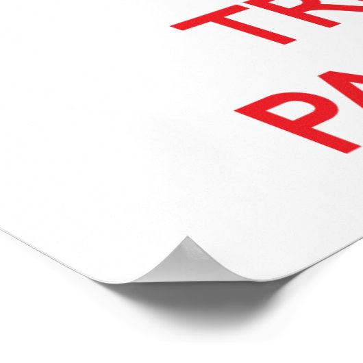 Calm behalten und einem Paralegal vertrauen Poster (Ecke)