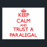 Calm behalten und einem Paralegal vertrauen Poster<br><div class="desc">Benutzen Sie das Suchwerkzeug in meinem Geschäft um andere Paralegal-Produkte zu finden. Behalt Calm and Trust a Paralegal Produkte, die auf Hemden, Sweatshirts, Shirts für Kinder, Säugling, Aufkleber, Magnete und vieles mehr Paralegal Kleidung, die sich perfekt an Ihre Bedürfnisse anpassen lässt. Wenn Ihnen gefällt, was Sie sehen, verlinken Sie bitte...</div>