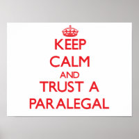 Calm behalten und einem Paralegal vertrauen
