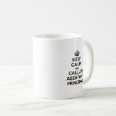 Calm behalten und einen Assistenten anrufen Kaffeetasse (VorderseiteRechts)