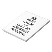 Calm behalten und einen Assistenten anrufen Notizblock (Rotiert)