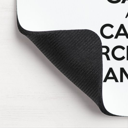 Calm behalten und einen Einkäufer anrufen Mousepad (Ecke)